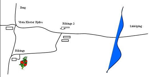 Karta till Rökinge Gård